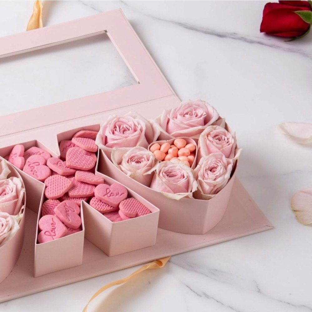 CWC Cook With Color Pink XOXO Gift Box Valentine Day Candy Flower Box Empty New - Picture 5 of 6